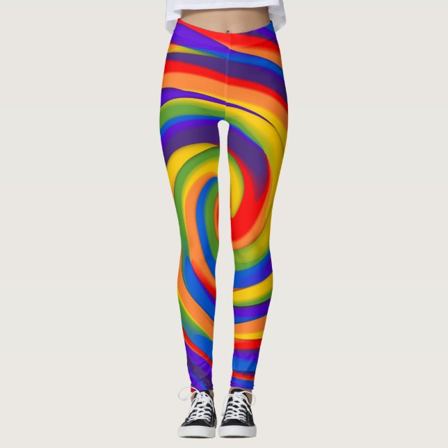 Leggings giro de arcoíris (Anverso)