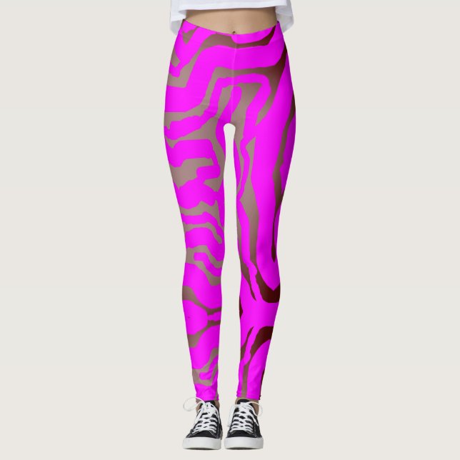 Leggings Giro rosa (Anverso)