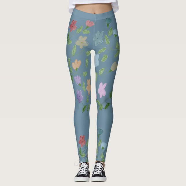 Leggings Girona florida y elegante (Anverso)