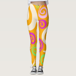 Leggings Giros abstractos