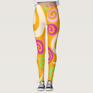 Leggings Giros abstractos