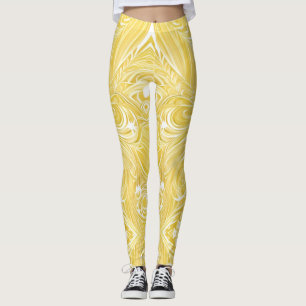 Leggings Giros brillantes dorados