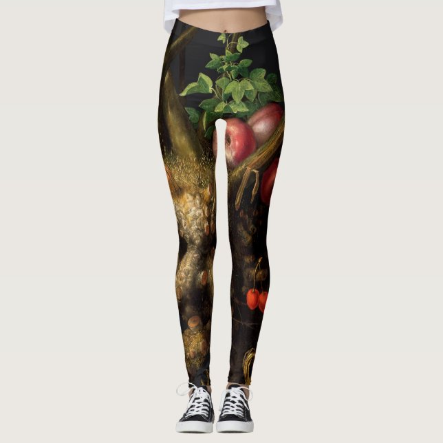 Leggings Giuseppe Arcimboldo - Cuatro estaciones en una sol (Anverso)