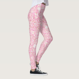 Leggings Glam Leggings, Purpurina de esparkling rosa