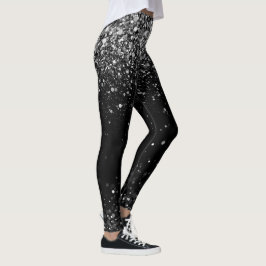 Leggings Glam Plata Disco