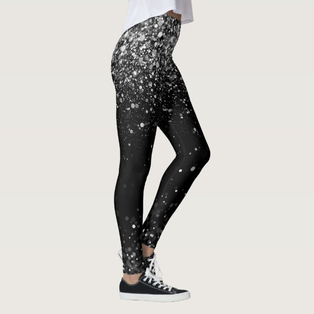 Leggings Glam Plata Disco (Derecha)