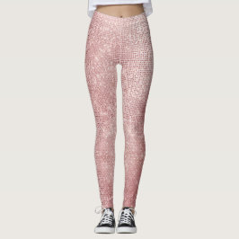 Leggings Glam Rubor Pink Glitzy Sparkle