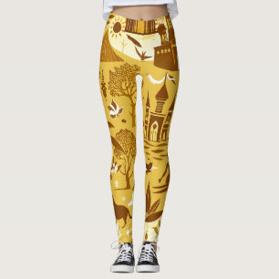 Leggings Glamour dorada
