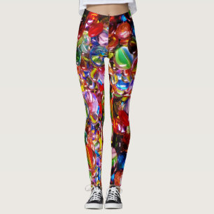 Leggings Glass Marbles Locos Yoga Pants XS to XL