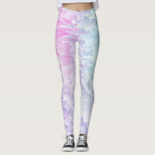 Leggings Glitch Pastel