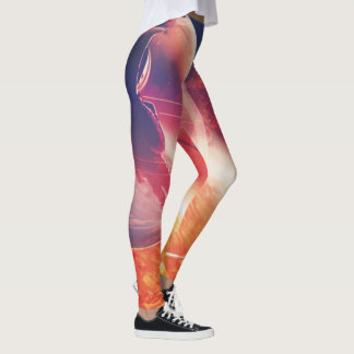 Leggings Globo aerostático extremo en un infierno volcánico