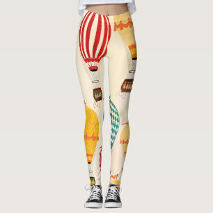 Leggings Globo de aire: diseño de patrones lúdicos.