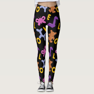 Leggings Globos animales y cartas de amor