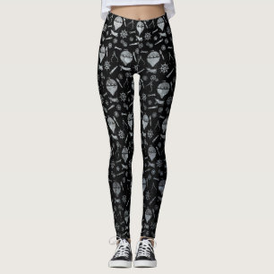 Leggings Globos de aire caliente de zinc plateado Steampunk