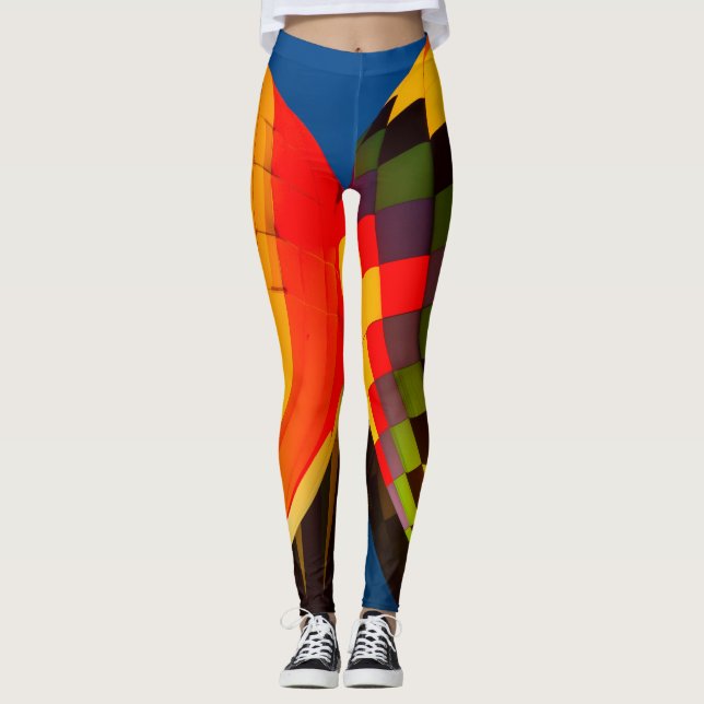 Leggings Globos de aire caliente resplandecientes (Anverso)