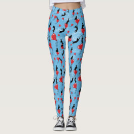 Leggings Globos rojos voladores