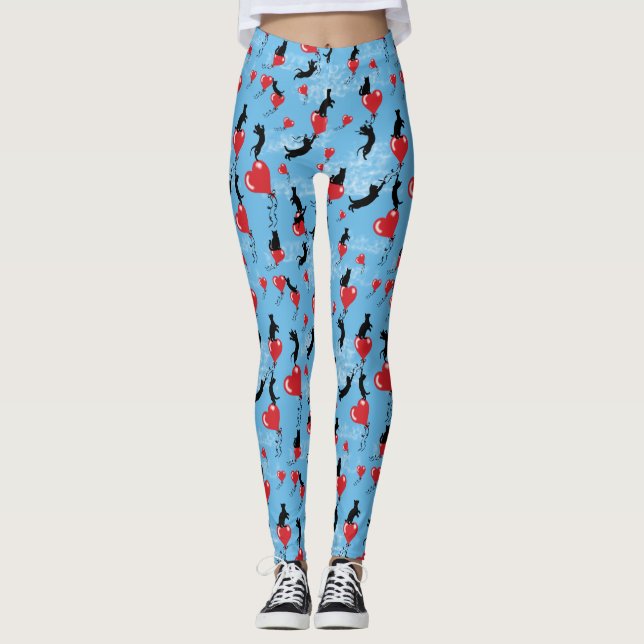 Leggings Globos rojos voladores (Anverso)
