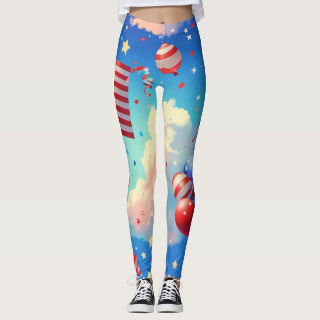 Leggings Globos y Estrellas (Anverso)