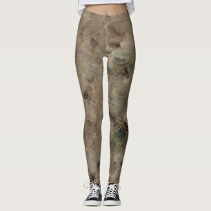 Leggings Gloria de escalas doradas 2
