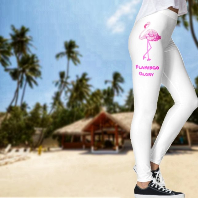 Leggings Gloria de Flamingo (Set your own style, wearing these Flamingo Glory Leggings!)