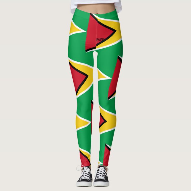 Leggings "Gloria guyanesa: Leyendas Personalizados inspirad (Anverso)