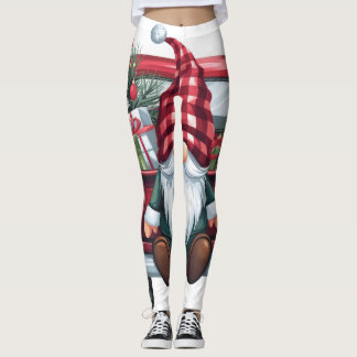 Leggings Gnomes de moras con canes de candy