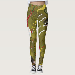 Leggings Gnomes Jardín: Fauna de Flora Humorosa.
