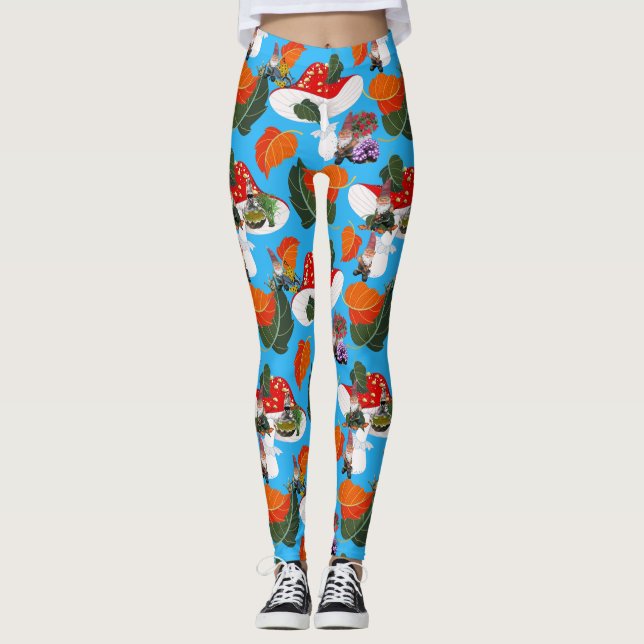 Leggings gnomo de hongo (Anverso)