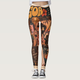 Leggings Goa — Chica en la barra, ambiente de vida nocturna