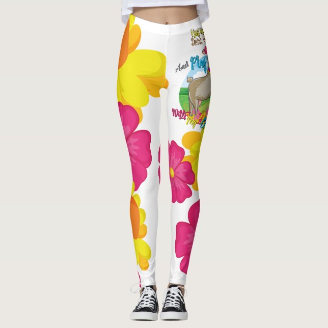 Leggings GOAT | Sólo quiere beber café con cabras (Anverso)