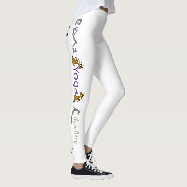 Leggings GOAT YOGA | Es una cosa | GetYerGoat™ Original (Derecha)