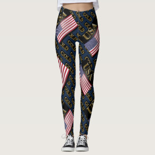 LEGGINGS GOLD DE EE.UU.