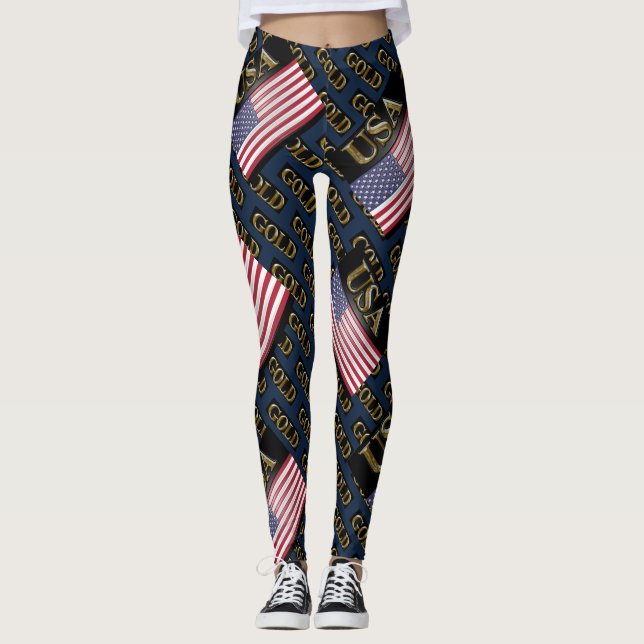 LEGGINGS GOLD DE EE.UU. (Anverso)
