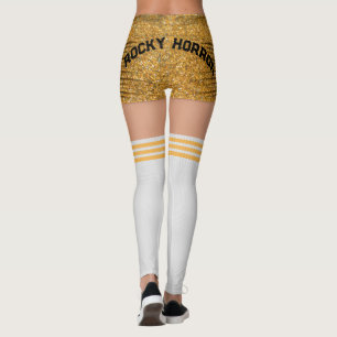 Leggings Gold Shorts Knee Socks Name Roller Derby