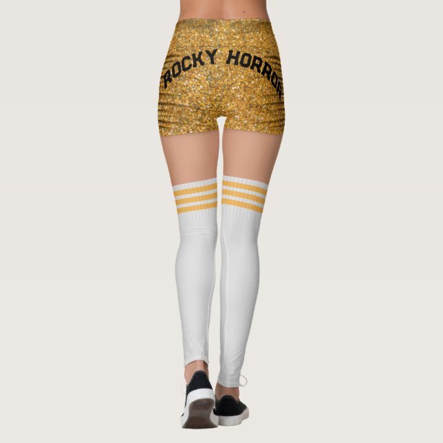 Leggings Gold Shorts Knee Socks Name Roller Derby (Reverso)
