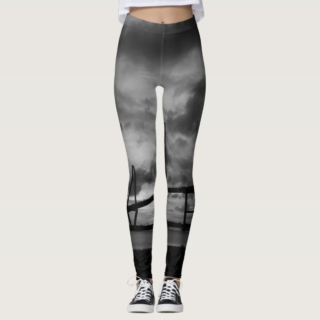 Leggings Golden Arthur Ravenel Pano Grayscale (Anverso)