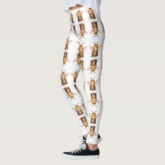 Leggings Golden Bumblebee in Bloom Dance.10