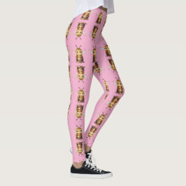 Leggings Golden Bumblebee in Bloom Dance.10
