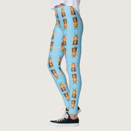 Leggings Golden Bumblebee in Bloom Dance.10