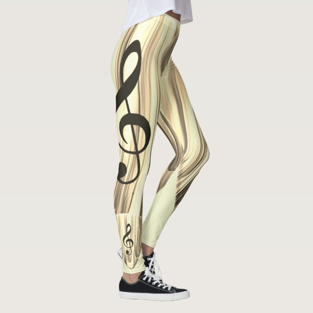 Leggings Golden Plectron - Diseño elegante para los amantes (Derecha)