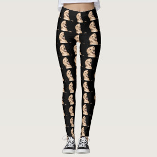 Leggings Golden retriever feliz