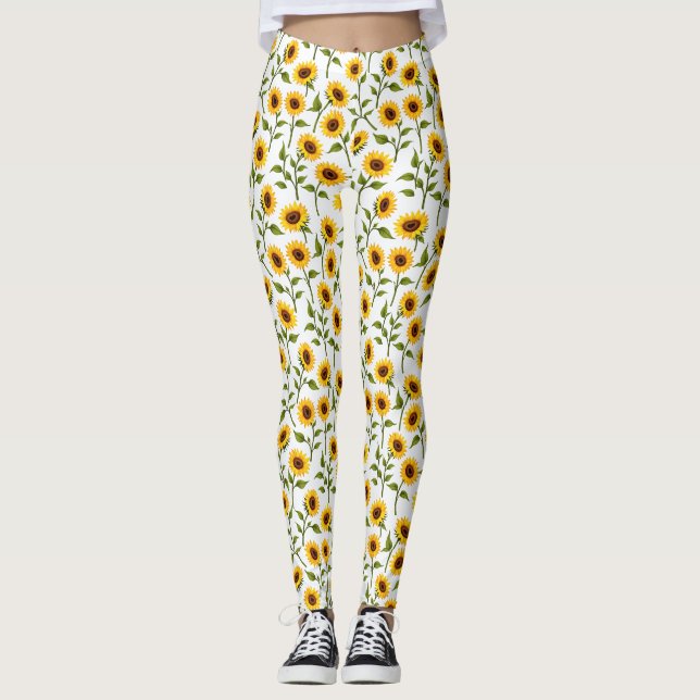 Leggings Golden Sunflower Bliss (Anverso)