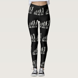 Leggings Golf del paseo del arrastre