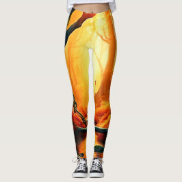 Leggings Golpe dorado del bosque encantado