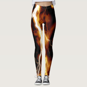 Leggings Golpear las piernas de yoga brillante