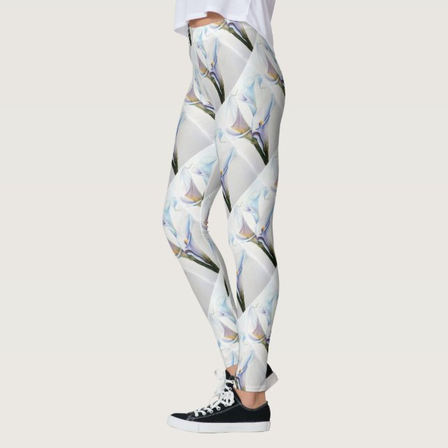 LEGGINGS GORGEOUS WHITE CALLA LILIES | LEGADOS FLORALES (Izquierda)