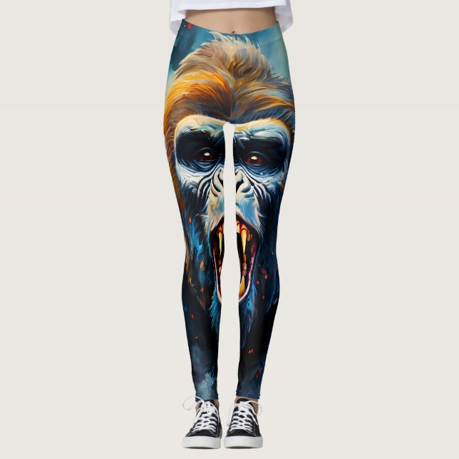 Leggings Gorila sonriente (Anverso)