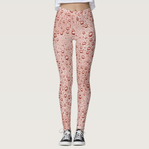Leggings Gotas de agua de naranja