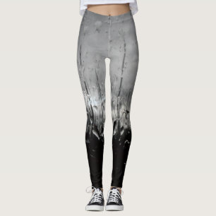 Leggings Gotas de agua en blanco y negro de Guay