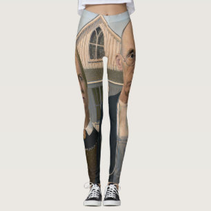Leggings Gótico Americano: Pobre agricultor rural